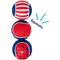 Show in main carousel: Frisco Winter Sports Americana Squeaky Tennis Ball Dog Toy, Medium, 3 count slide 3 of 8
