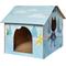 Show in main carousel: Frisco Winter Sports Ice Rink Cardboard Cat House with Catnip slide 1 of 10