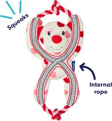 Frisco Valentine Heart Bear Plush with Rope Squeaky Dog Toy, Medium/Large slide 2 of 7