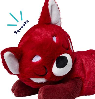 Show full view: Frisco Valentine Red Panda Jumbo Plush Squeaky Dog Toy, X-Large slide 4 of 9