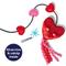 Show in main carousel: Frisco Valentine Hearts Teaser Wand Cat Toy with Silvervine & Catnip slide 3 of 8