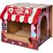 Show in main carousel: Frisco Valentine Kissing Booth Cardboard Cat House with Catnip slide 1 of 11