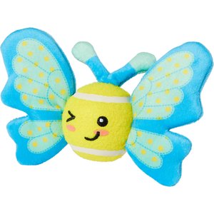 Frisco Easter Spring Butterfly Fetch Squeaky Tennis Ball Dog Toy, Medium/Large, 1 count