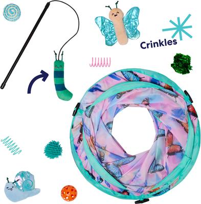 Show full view: Frisco Easter Spring Garden Ball Plush Tunnel Variety Pack Cat Toy with Silvervine & Catnip, 10 count slide 5 of 10