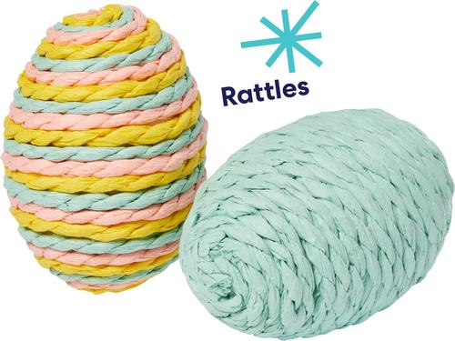 Show full view: Frisco Easter Egg Rattle Cat Toy, 2 count slide 3 of 7