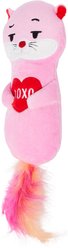 Frisco Valentine Otter Plush Kicker Cat Toy with Silvervine & Catnip