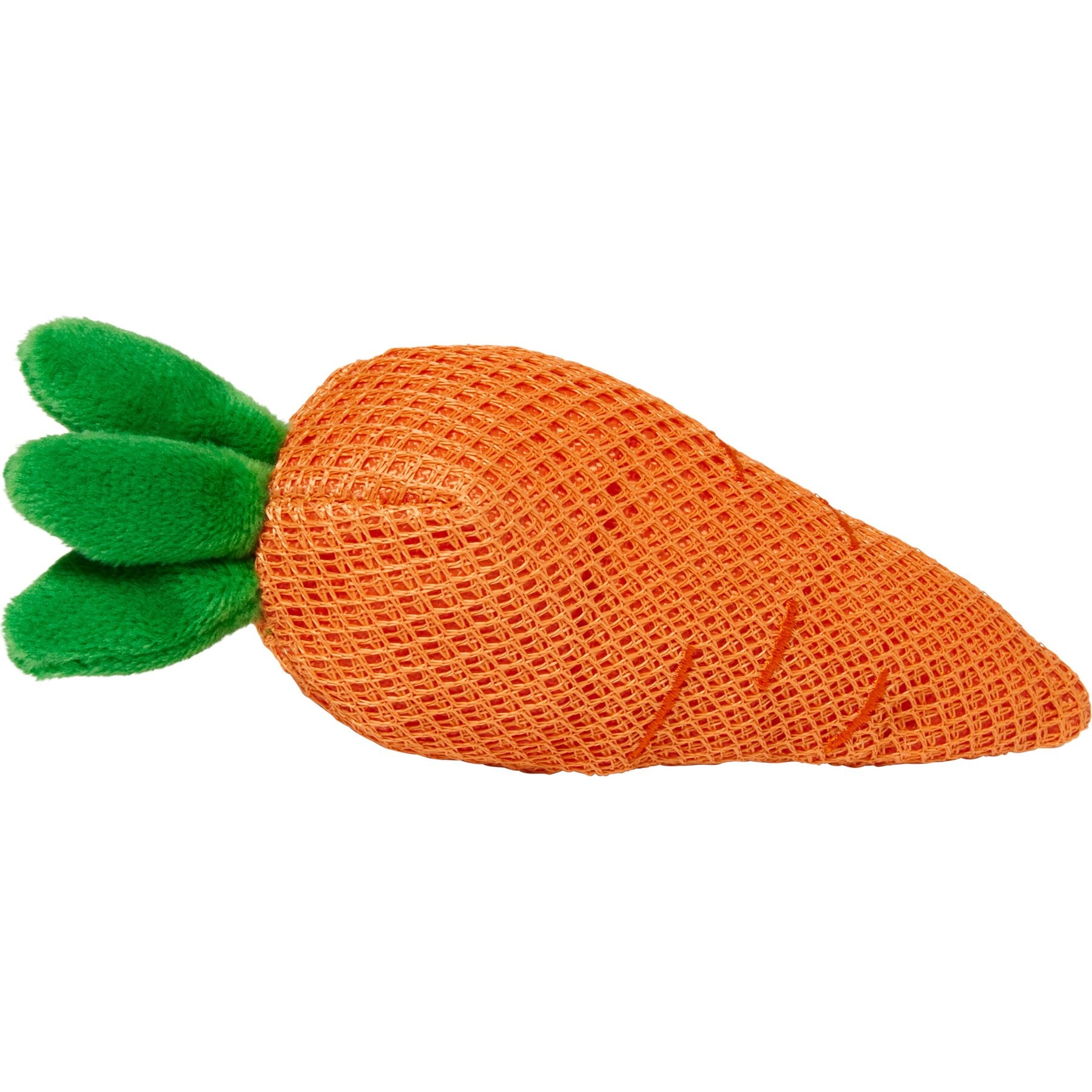 Frisco Easter Carrot Plush Dental Chew Cat Toy with Silvervine & Catmint