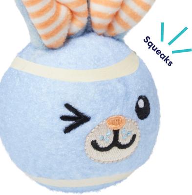 Show full view: Frisco Easter Bunny Fetch Squeaky Tennis Ball Dog Toy, Medium, 1 count slide 3 of 8