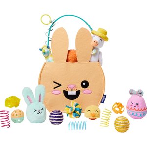 Frisco Easter Bunny Basket Variety Pack Cat Toy with Silvervine & Catnip, 15 count