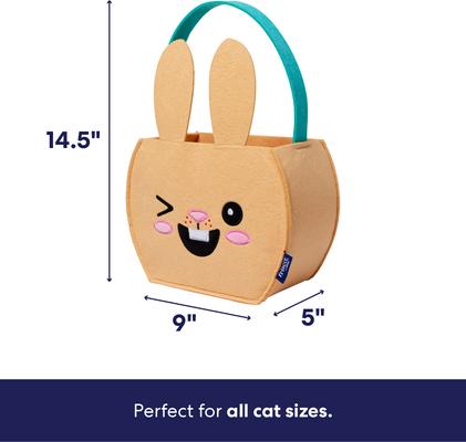 Show full view: Frisco Easter Bunny Basket Variety Pack Cat Toy with Silvervine & Catnip, 15 count slide 2 of 9