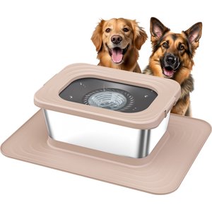 K&H PET PRODUCTS Thermal-Bowl Outdoor Heated Cat & Dog Water Bowl, Slate  Gray, 32-oz - Chewy.com