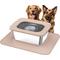 Show in main carousel: Decflow 10-L Stainless Steel No Spill Anti-Splash Dog Water Bowl with XX-Large Silicone Mat, Beige slide 1 of 10