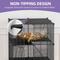 Show in main carousel: Yitahome Cage Enclosures Cat Exercise Pen Kennel with Extra Large Hammock, Black slide 5 of 7