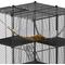 Show in main carousel: Yitahome Cage Enclosures Cat Exercise Pen Kennel with Extra Large Hammock, Black slide 6 of 7