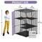 Show in main carousel: Yitahome Cage Enclosures Cat Exercise Pen Kennel with Extra Large Hammock, Black slide 2 of 7
