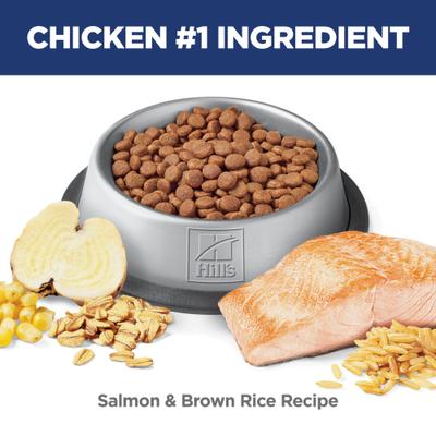 Show full view: Hill's Science Diet Adult Perfect Digestion Salmon Dry Cat Food, 13-lb bag slide 5 of 13