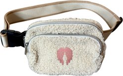 Jill Martin Solid Angel Fanny Pack Dog Tote-Bag, Ivory
