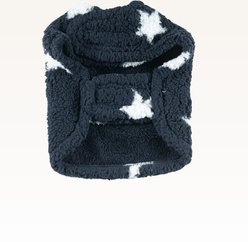 Jill Martin Solid Navy-Star Sherpa Dog Sweater, Small slide 2 of 2