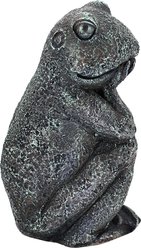 Hi-Line Gift Thinking Frog Garden Statue, 10.2-in slide 2 of 9