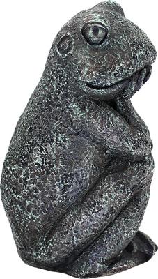 Show full view: Hi-Line Gift Thinking Frog Garden Statue, 10.2-in slide 6 of 10