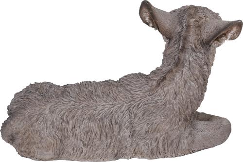 Show full view: Hi-Line Gift Medium Donkey Foal Lying Down Statue, Gray, 7.4-in slide 4 of 9