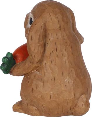 Show full view: Hi-Line Gift Rabbit Holding Carrot Welcome Sign Statue, 10-in slide 8 of 9