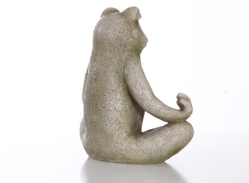 Show full view: Hi-Line Gift Frog Sitting in Lotus Position Statue, 12.25-in slide 6 of 9