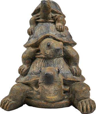 Show full view: Hi-Line Gift Stacked Turtle Family Statue, 20.5-in slide 2 of 9