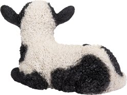 Hi-Line Gift Baby Lamb Lying Down Statue, Black & White, 6-in slide 2 of 8