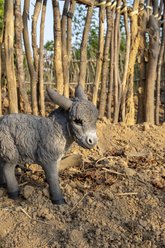 Hi-Line Gift Standing Donkey Looking Right Statue, Gray, 12.4-in slide 2 of 9