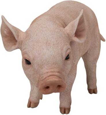 Show full view: Hi-Line Gift Standing Baby Pig Statue, Pink, 9-in slide 4 of 7