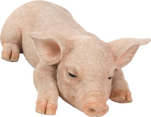 Show full view: Hi-Line Gift Pig Sleeping Statue, 3.75-in slide 2 of 7