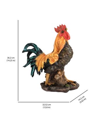 Show full view: Hi-Line Gift Standing Rooster Statue, 14.25-in slide 4 of 4