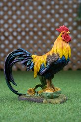 Hi-Line Gift Rooster Standing on Corn Statue, 13.75-in slide 2 of 5