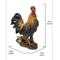 Show in main carousel: Hi-Line Gift Rooster on a Wood Barrel Statue, 22.44-in slide 7 of 8