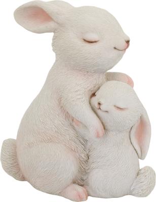 Show full view: Hi-Line Gift Mother & Baby Rabbit Statue, 7.87-in slide 2 of 10