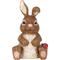 Show in main carousel: Hi-Line Gift Rabbit Sitting with Ladybug Statue, 12-in slide 4 of 9