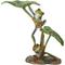 Show in main carousel: Hi-Line Gift Lotus Leaf with Red-Eyed Tree Frog Statue, 11.81-in slide 2 of 8
