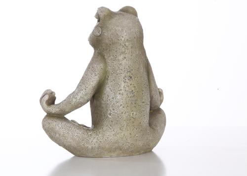 Show full view: Hi-Line Gift Frog Sitting in Lotus Position Statue, 12.25-in slide 8 of 9