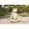 Show in main carousel: Hi-Line Gift Frog Sitting in Lotus Position Statue, 12.25-in slide 1 of 9