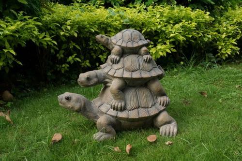 Show full view: Hi-Line Gift Stacked Turtle Family Statue, 20.5-in slide 3 of 9