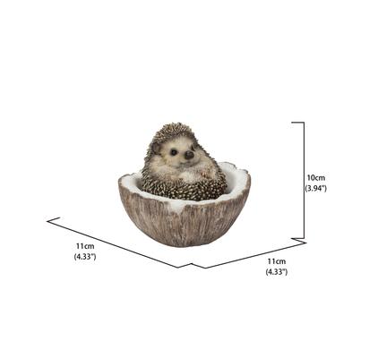 Show full view: Hi-Line Gift Coconut Hedgehog Statue, 3.94-in slide 7 of 8