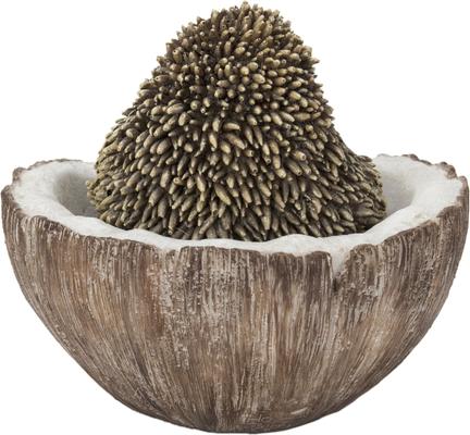 Show full view: Hi-Line Gift Coconut Hedgehog Statue, 3.94-in slide 4 of 8