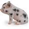 Show in main carousel: Hi-Line Gift Sitting Baby Pig Statue, Pink & Black, 6-in slide 5 of 8