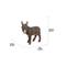 Show in main carousel: Hi-Line Gift Standing Donkey Looking Left Statue, Brown, 20.5-in slide 7 of 8