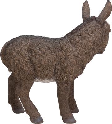 Show full view: Hi-Line Gift Standing Donkey Looking Left Statue, Brown, 20.5-in slide 5 of 8
