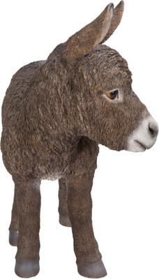 Show full view: Hi-Line Gift Standing Donkey Looking Left Statue, Brown, 20.5-in slide 4 of 8