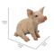 Show in main carousel: Hi-Line Gift Sitting Pig Statue, Pink, 12-in slide 6 of 6