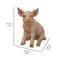 Show in main carousel: Hi-Line Gift Sitting Pig Statue, Pink, 18-in slide 6 of 6