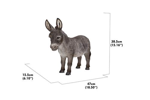 Show full view: Hi-Line Gift Standing Grey Donkey Statue, Gray, 15.16-in slide 9 of 10